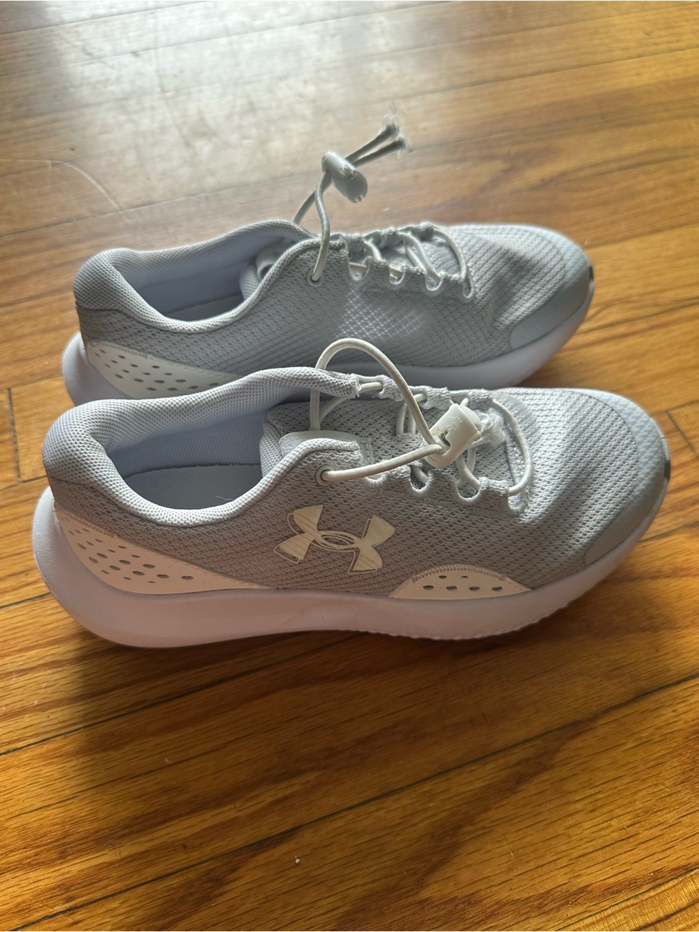 Under Armour Charged Surge 4 Running Shoes Youth 3.5 White